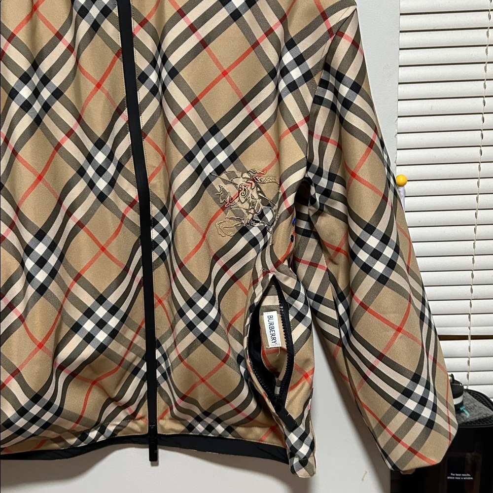 Black Jacket With Plaid Lining - image 6